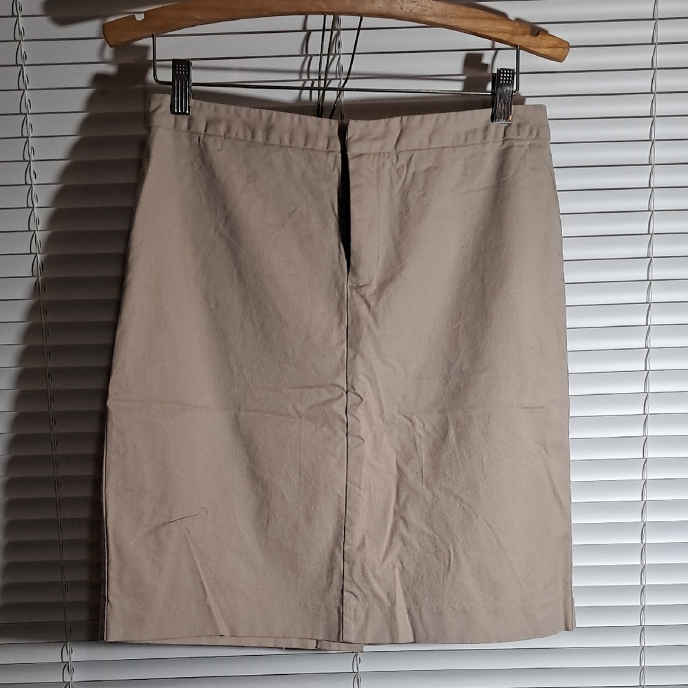 GAP Tan Pencil Skirt Knee-Length Work Style